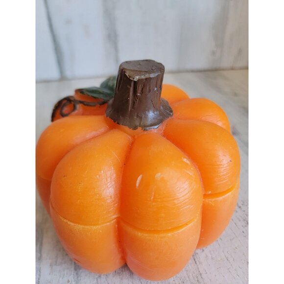Unique all wax pumpkin candle Halloween fall home decor - Picture 6 of 9